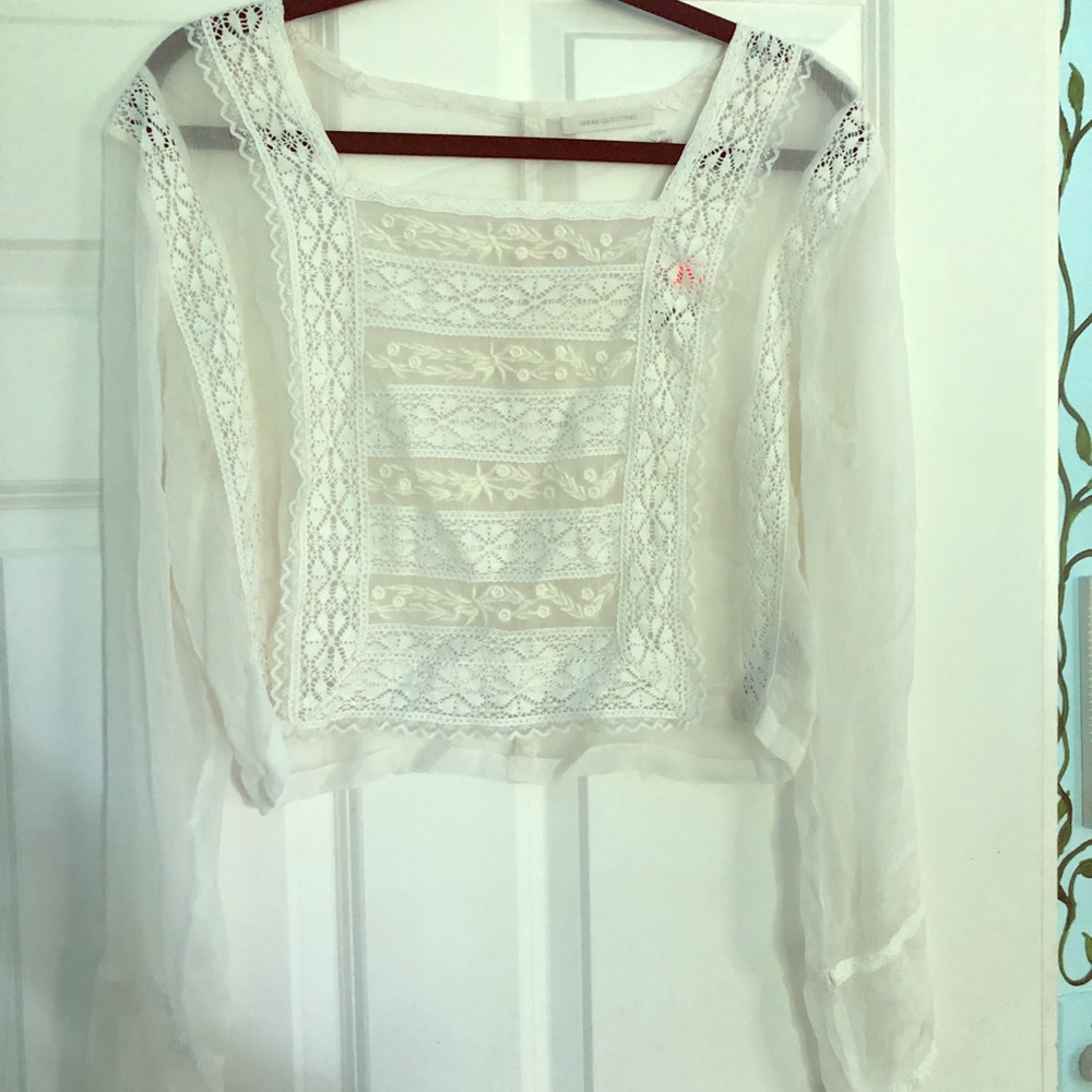 Urban outfitters NWT lace sheer top